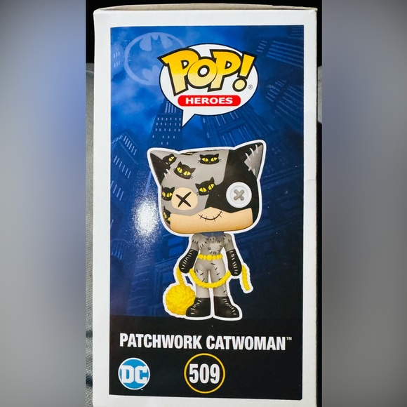 Funko Pop DC Heroes Patchwork CatWoman Vinyl Figure Brand New In Box - Picture 2 of 7